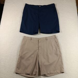 Peter Millar Shorts Men 38 Salem High Drape Performance Stretch Lot Of 2